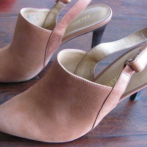 Franco Sarto Soft Leather Booties Size 7-1/2